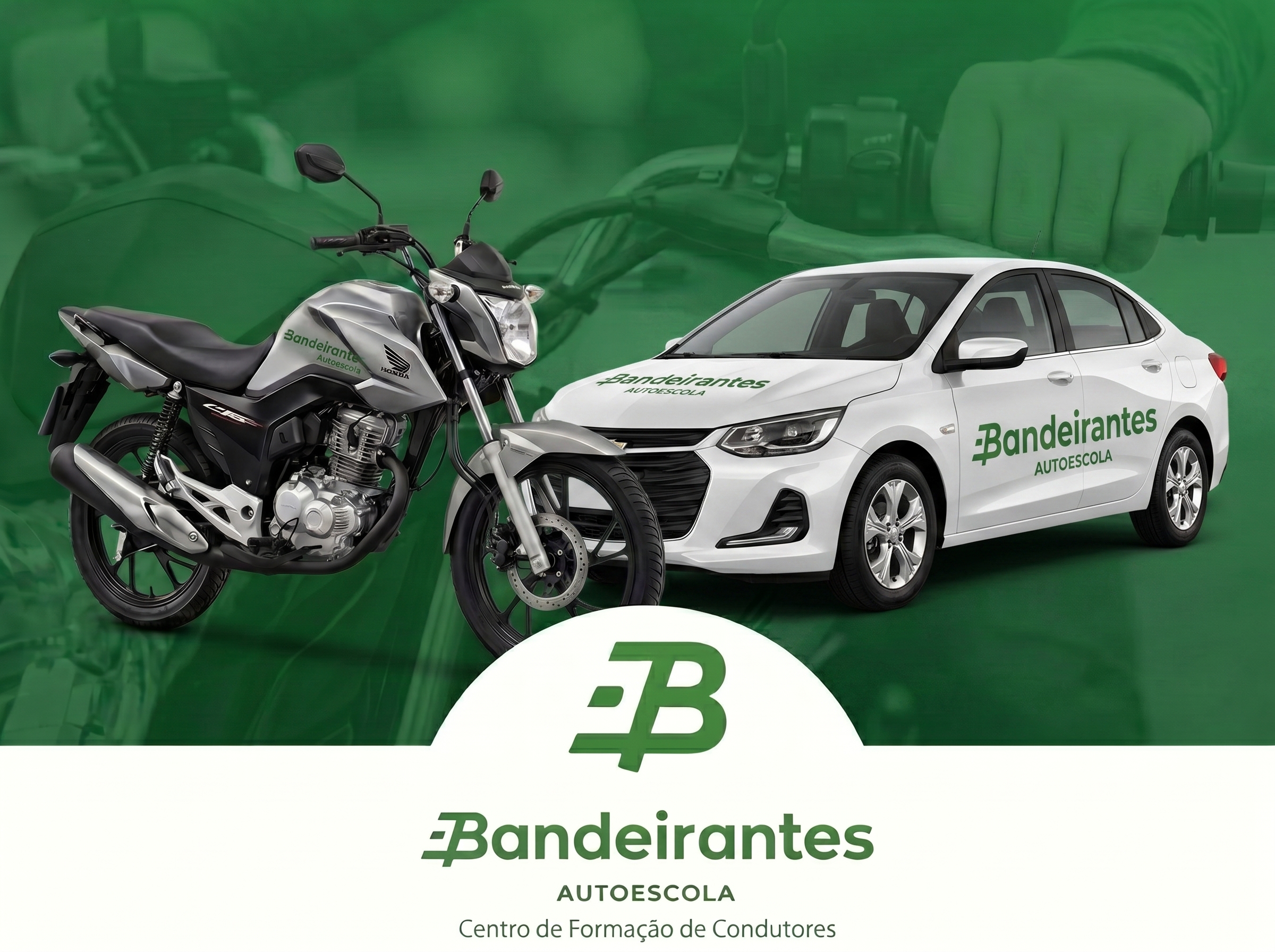 AULAS PRÁTICAS DE CONDUÇÃO AB 04 CARRO + 04 MOTO